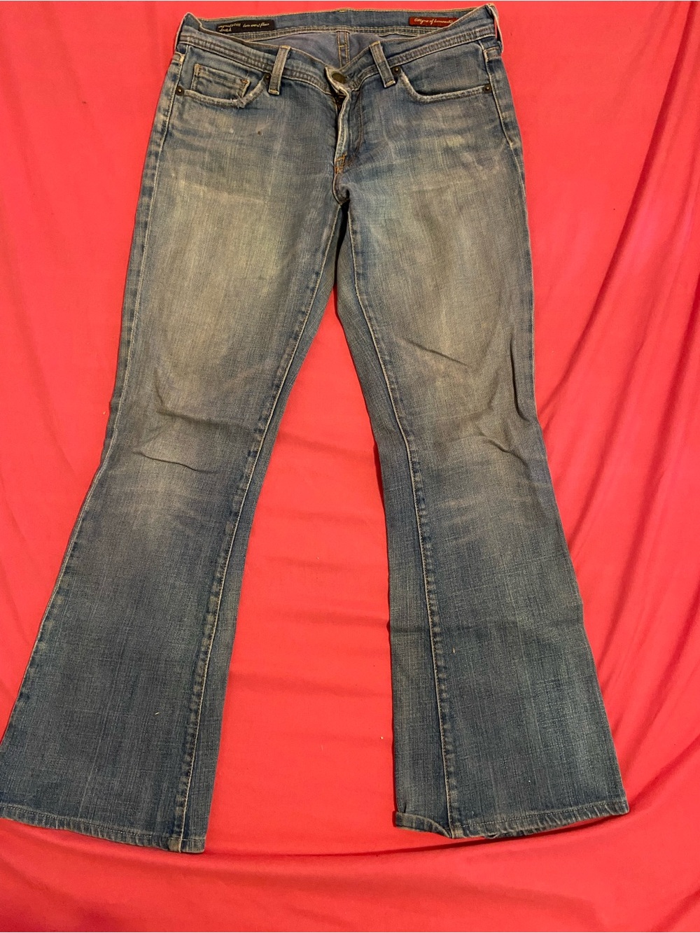 Citizens Of Humanity Medium Blue Flare Jeans